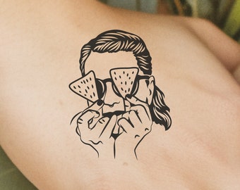 Groom Face Bachelorette Tattoos, Custom Portrait Temporary Tattoo, Personalized Hen Night Party Favors, Bachelor Party Bridal Shower Gifts