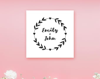 Tatouages temporaires de mariage personnalisés : cadeaux personnalisés pour M. et Mme