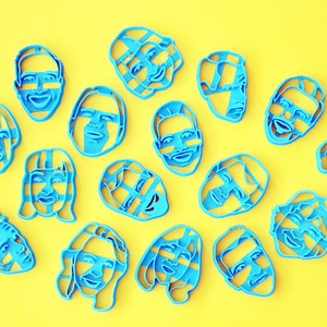 Portrait Cookie Cutter Gift Face Cookie Cutter Customized cookie Custom Selfie Cookie Cutter Mold Portrait cookie image 5