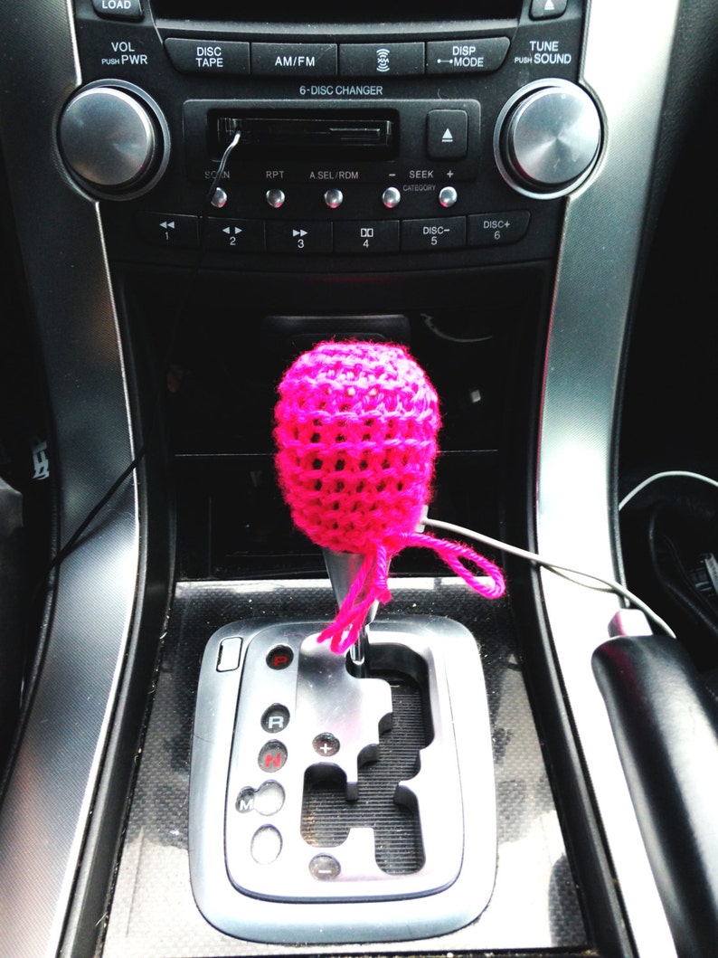 Handmade Crochet Automobile Shift Knob Cover Keeps Automatic Etsy