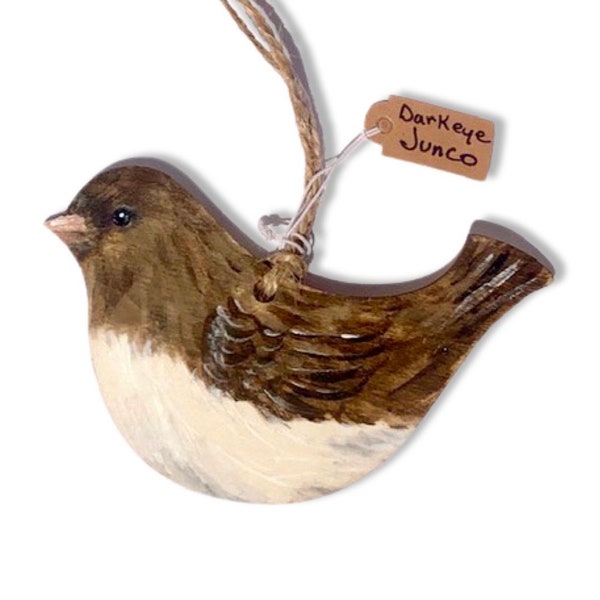 Hand Painted  House Wren Window Charm, Ornament