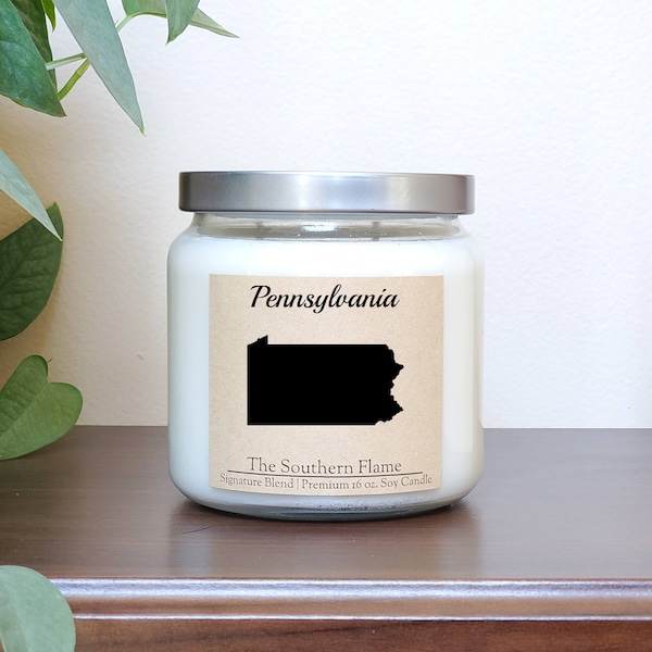 Candle Pennsylvania Etsy
