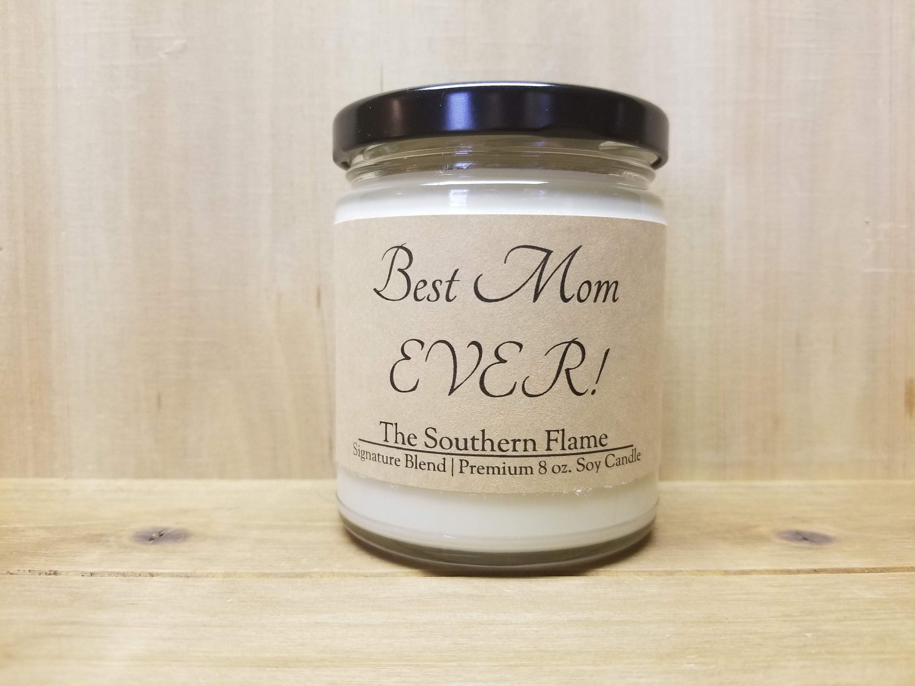 Best Mom Ever Candle MOTHER'S DAY GIFT Personalized Soy Etsy