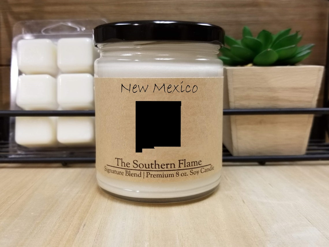 New Mexico Candle Homesick Gift State Candle I Miss You Etsy