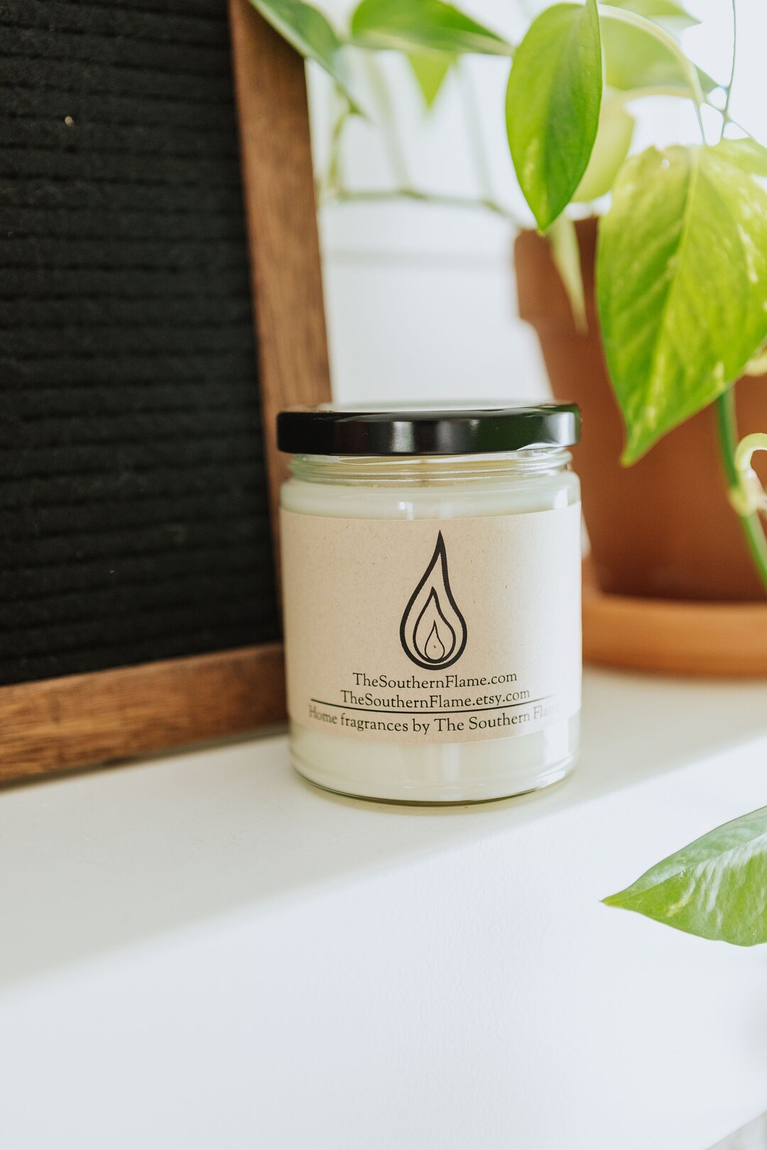 ODOR ELIMINATING CANDLE, Unscented Candle, Free Shipping, Kills Bad Odors, Odor Eater, Soy