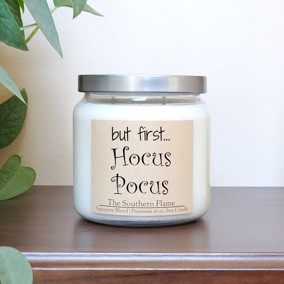 Hocus Pocus Candle, Hocus Pocus Halloween Candle, Free Shipping, Halloween Candle, Fall Candle, Gift Candle, Personalized Candle
