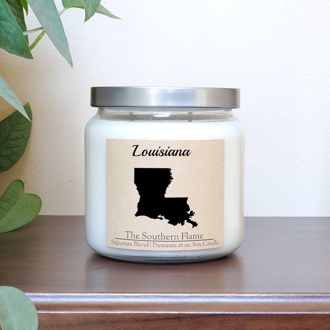 Louisiana Candle, Homesick Gift, State Pride, I Miss You, Free Shipping