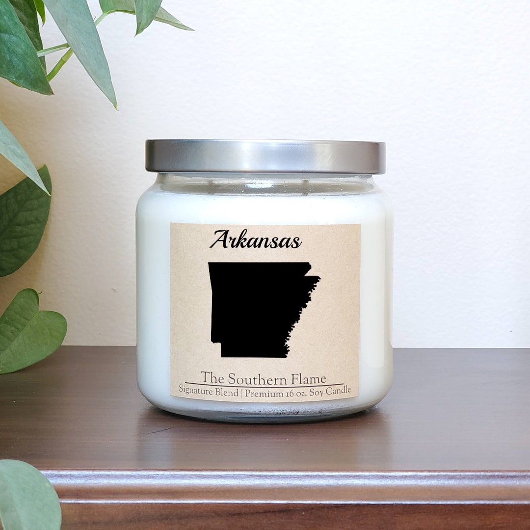 Arkansas Candle Homesick Candle Arkansas State Candle I Etsy