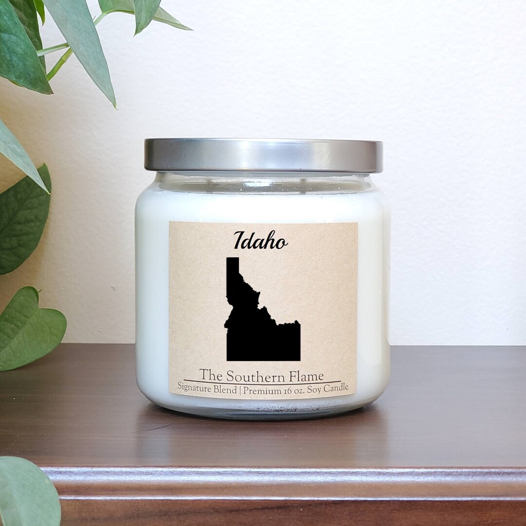 Idaho Candle Homesick Gift State Pride I Miss You Free Etsy