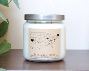 Long Distance Relationship, Long Distance Friendship, Long Distance Gift, I Miss You Gift, Girlfriend, Free Shipping, Quote, Home Sick