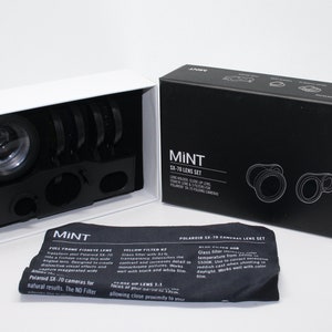 Mint Polaroid SX-70 Lens Set: Fisheye, Close-Up & Filter Kit