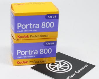 Two Rolls Kodak Portra 800: 35mm Color Negative Film (72 Exposures)