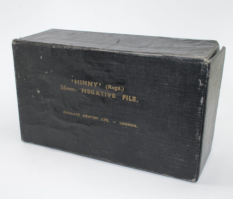 Vintage 1950s Wallace Heaton 'minny' 35mm Negative Compartment File ...