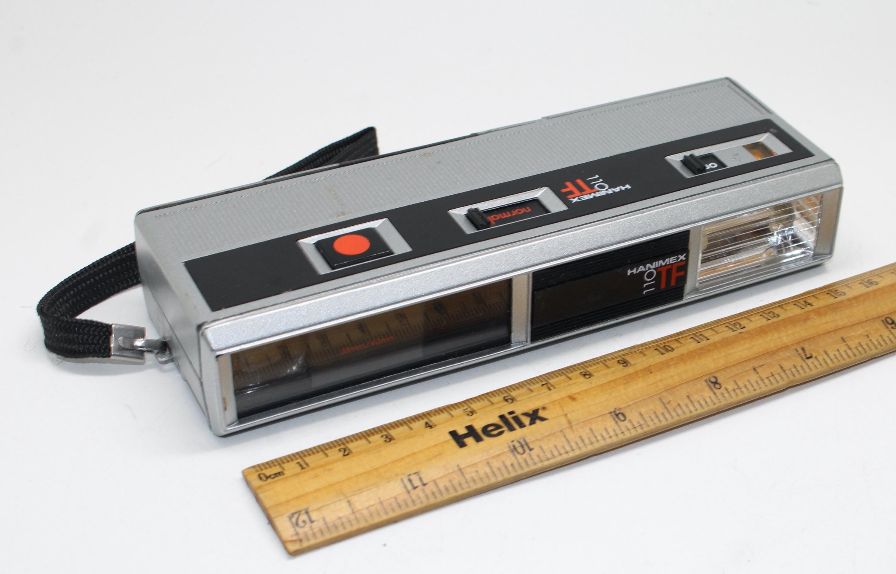 1980s Hanimex 110 TF Pocket Camera With Flash, Wrist Strap, New