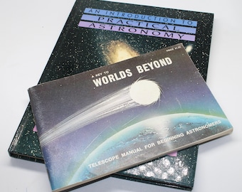 An Einführung in die Praktische Astronomie (1994) und Ein Schlüssel zu den Jenseits (1966) - Vintage Weltraum Bücher