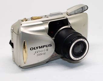 Vintage Olympus MJU II Zoom 80: 35mm Film Camera - Film tested