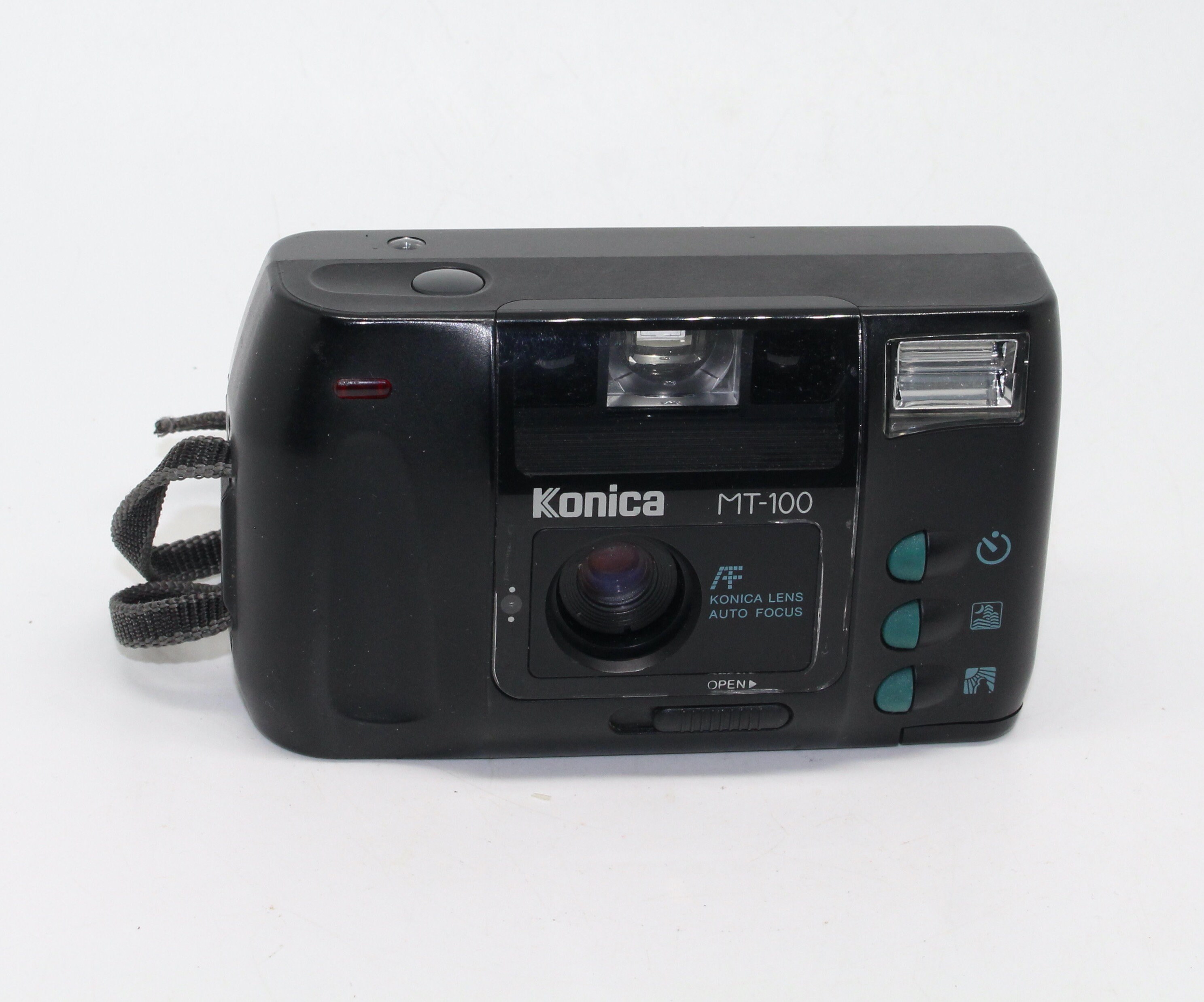 Konica MT-100 35mm Film Compact Camera With Carry Case Tested and 