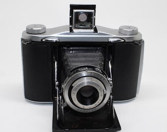 Vintage 1950s Ensign Selfix 12-20 (1220) 120 roll folding film camera - Tested
