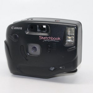 Cámara Canon Sketchbook de 35 mm: un clásico de los años 80 con estuche