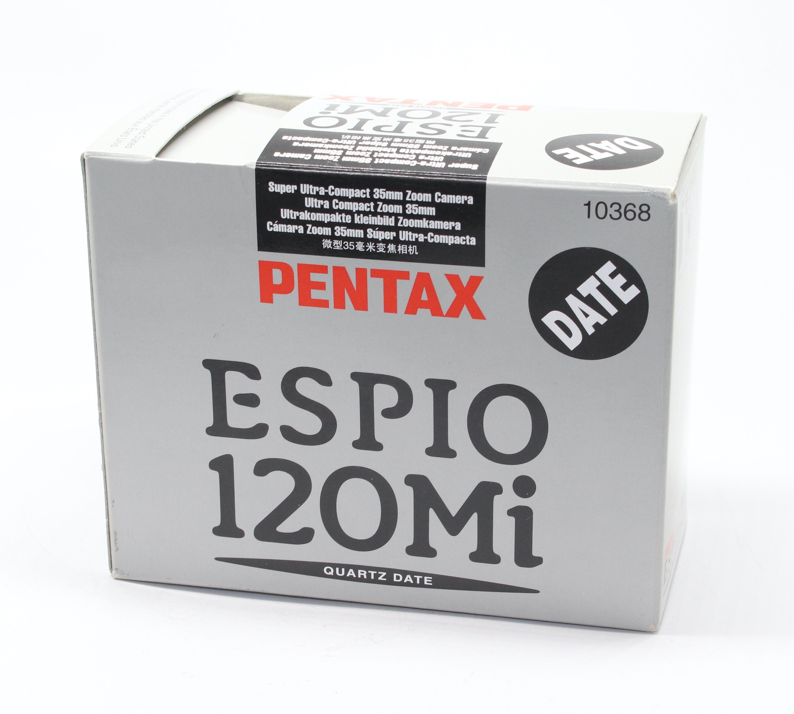 Pentax Espio 120mi Date: 35mm Film Camera With Zoom Lens