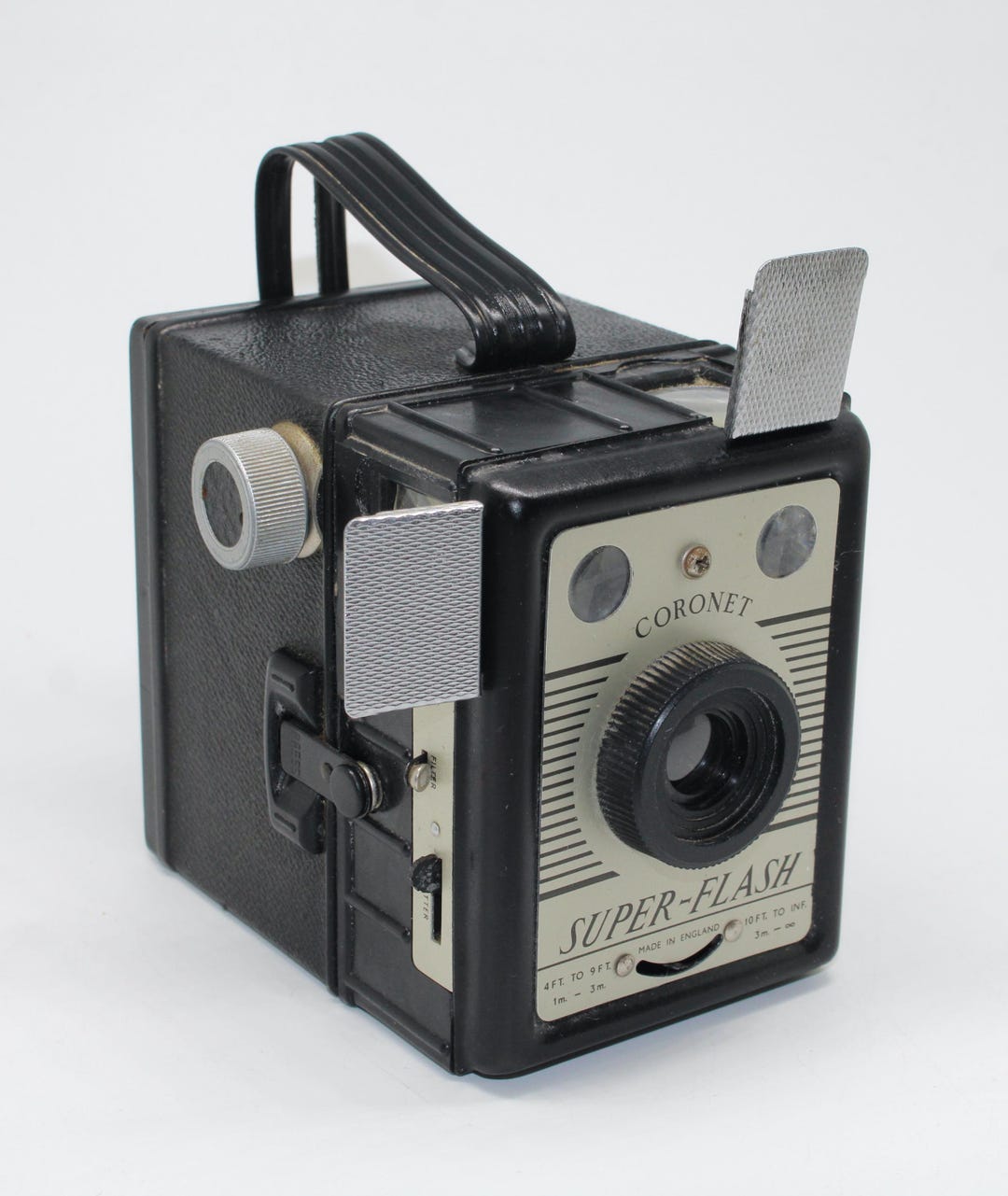 1955 Coronet Super-flash Box Film Camera for 120 Film - Tested and ...