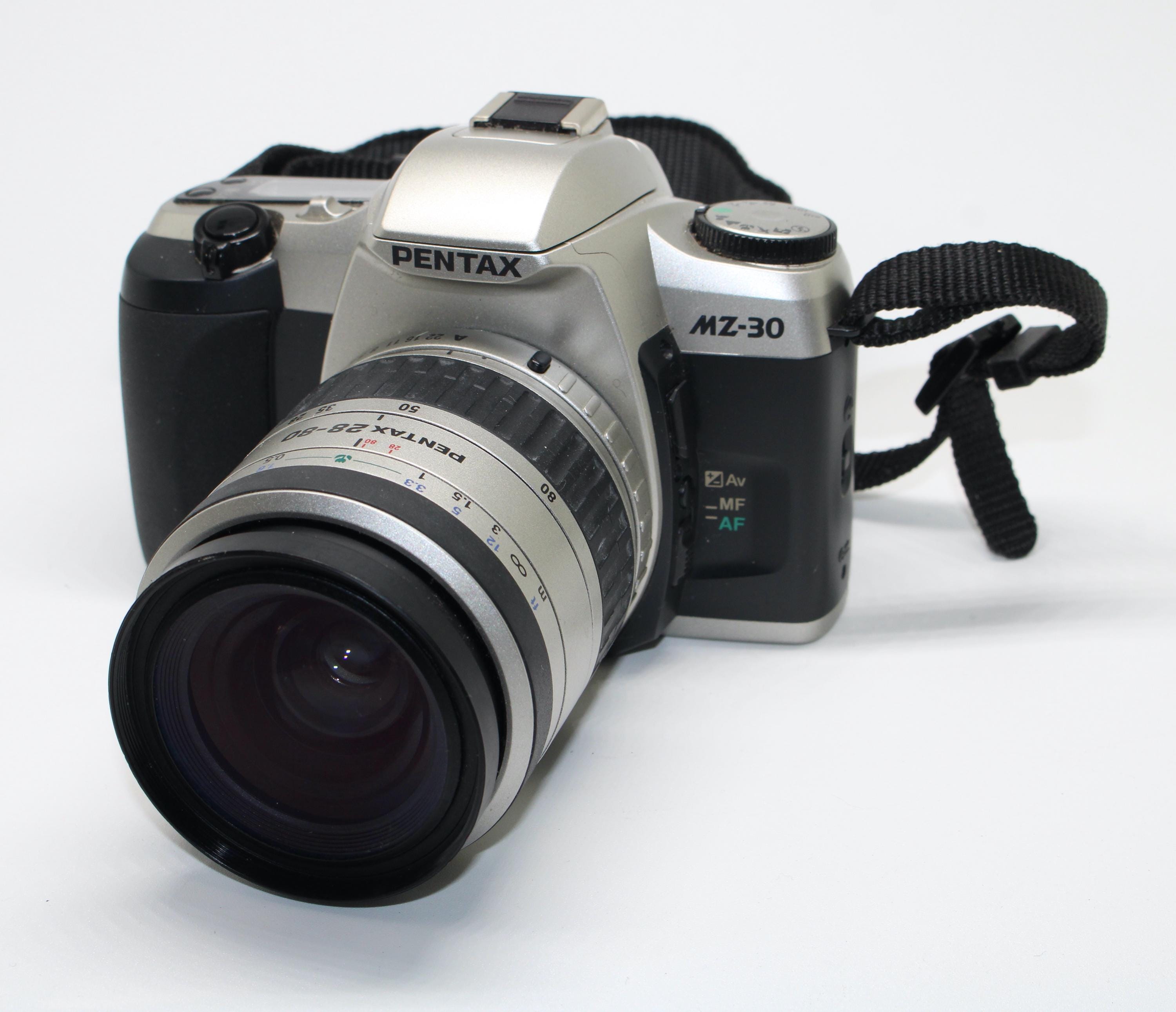 PENTAX フィルム一眼レフカメラ ペンタックス MZ-30 (ZX-30) 35 mm フィルム一眼レフカメラ、28-80 mm