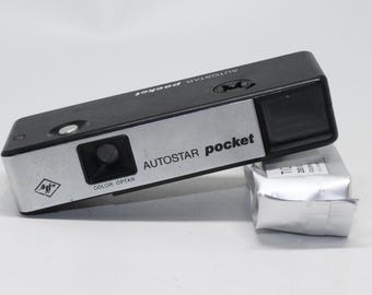 Appareil photo argentique Kodak Pocket Instamatic 300 - 110 avec pellicule Lomography flambant neuve - Très bon état et testé - France
