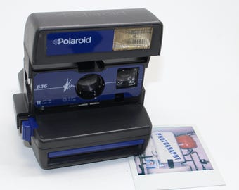 ポラロイド 636 インスタント トーキング カメラと新品の 600 フィルム