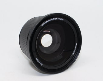 Lomography Super-Wide Fisheye Adaptor with 49mm, 52mm, 55mm and 58mm filter rings and Holga Lens Mount - Brand New Set