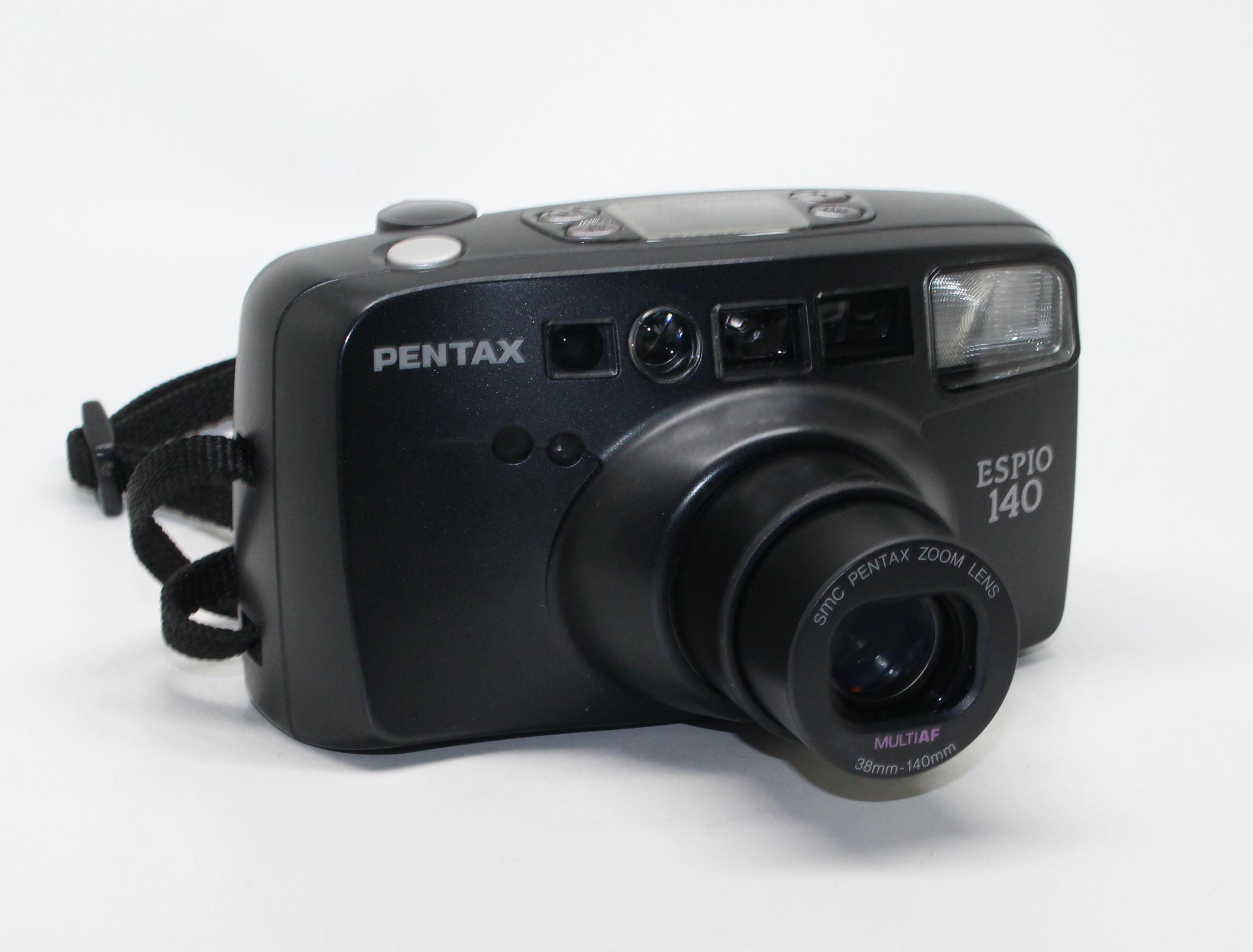 フィルムカメラ PENTAX ESPIO 140 L2318#B434 Pentax Espio 140 35mm Film Zoom Auto Focus Camera with case