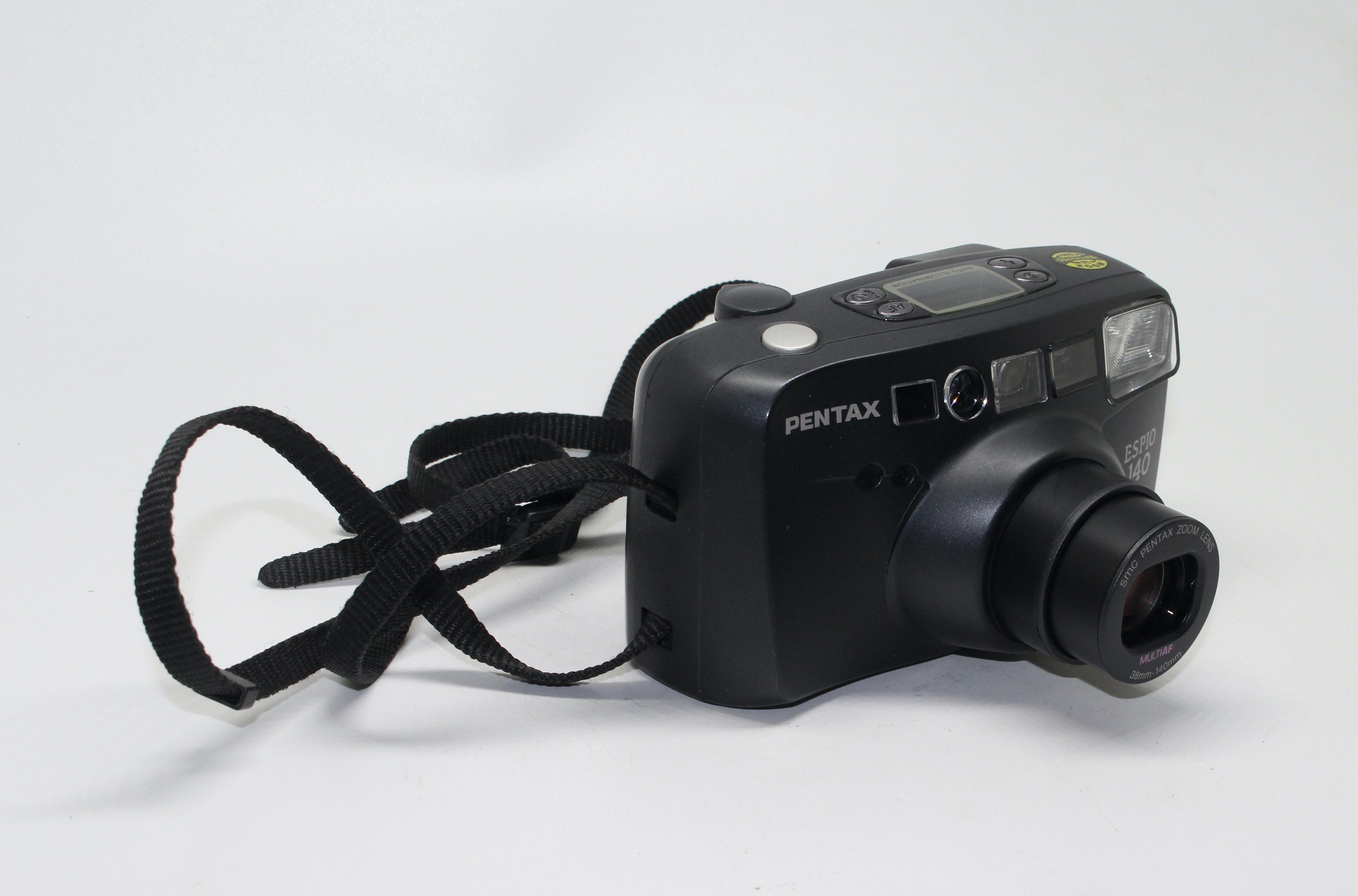 Pentax Espio 140 35mm Film Zoom Auto Focus Camera With Case