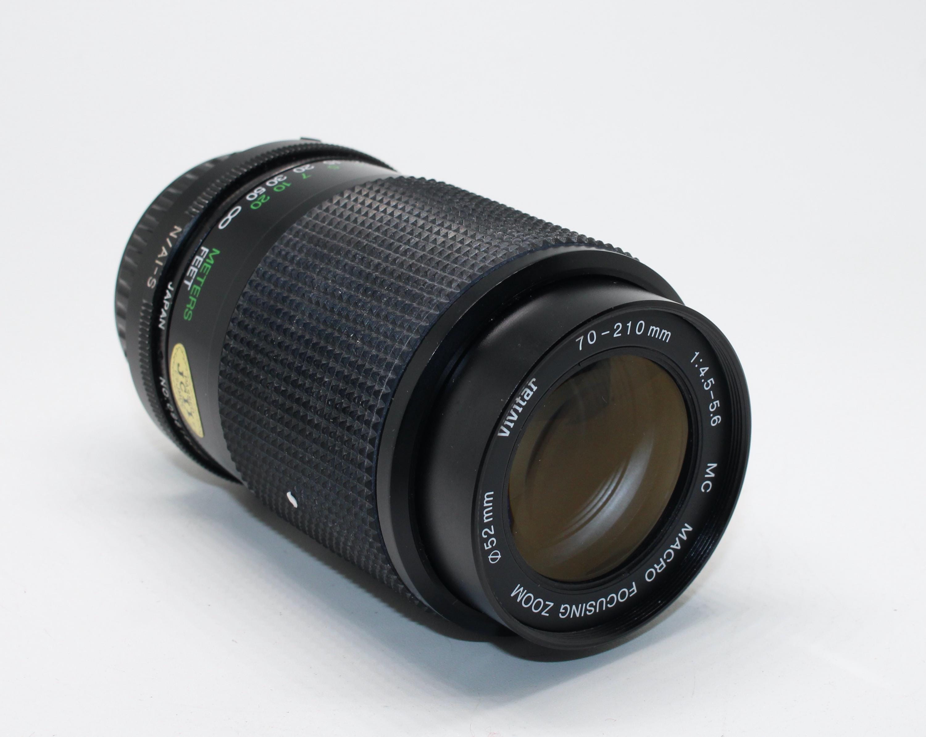 Objectif Zoom Cosina 70-210mm F/4 Pour Monture Nikon AI – Manuel