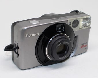 1997 Canon Sure Shot 105 Zoom: 35mm Film Camera with case - film tested