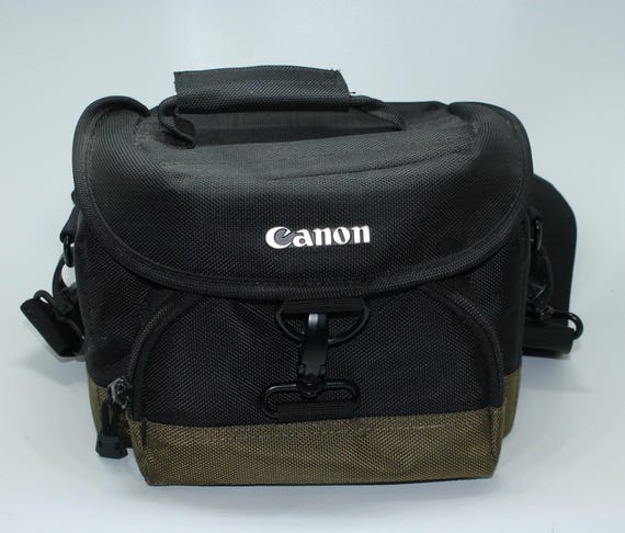 Vintage Canon Camera Bag With Shoulder Strap and Waist Belt