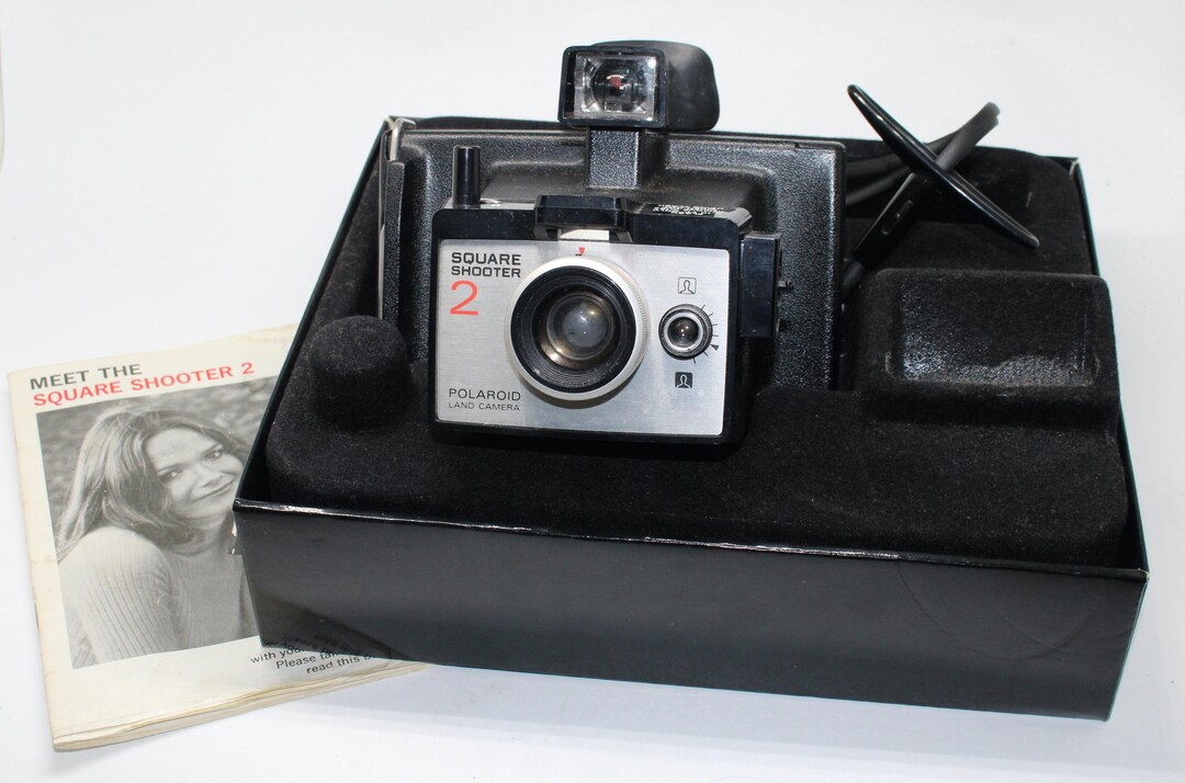 1972 Polaroid Land Camera Square Shooter 2 With Retro Gift Box - Etsy