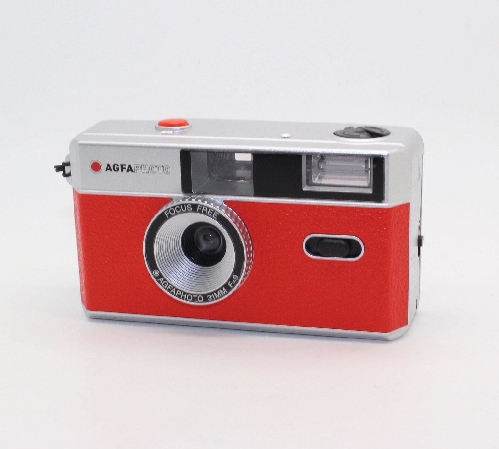 Agfaphoto 35mm Film Reusable Compact Camera in Red With Case Etsy UK