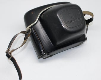 Vintage Zenith Zenit Hard Camera Case with Strap