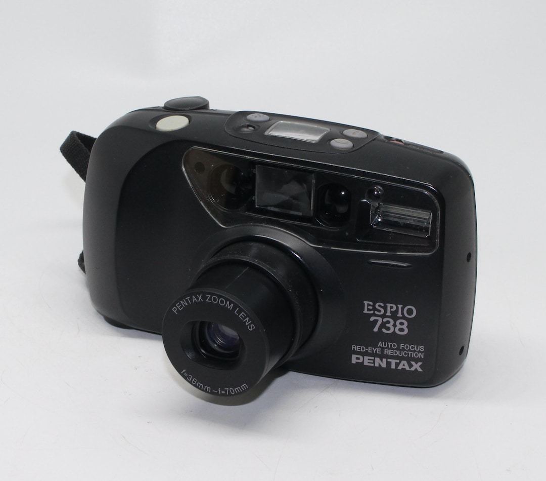 ペンタックス エスピオ 738 フィルムカメラ: 38-70 mm ズーム、レトロ