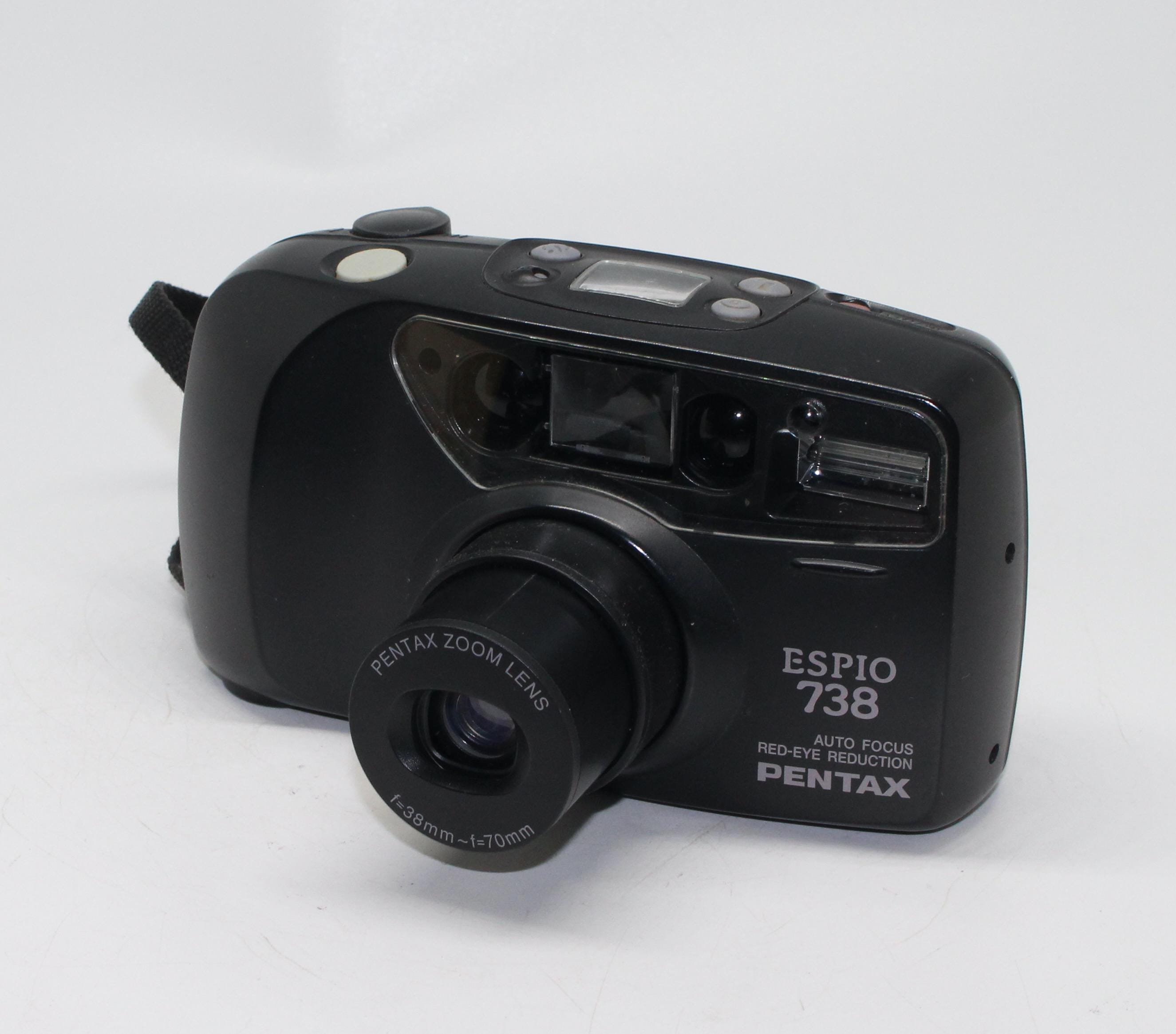 ペンタックス エスピオ 738 フィルムカメラ: 38-70 mm ズーム、レトロ