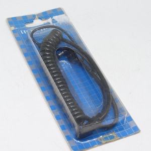 Vintage Camera Flash PC Sync Extension Cable: 40cm Coiled Lead