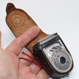 1950年代製セコニック製写真用セレン電池式露出計（ケース付き） - 動作確認済み