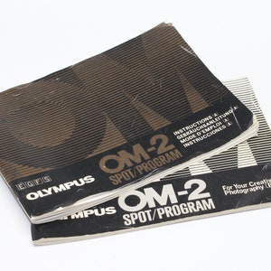 Vintage Olympus OM-2 Camera Manuals: Instructions & Creative Photography