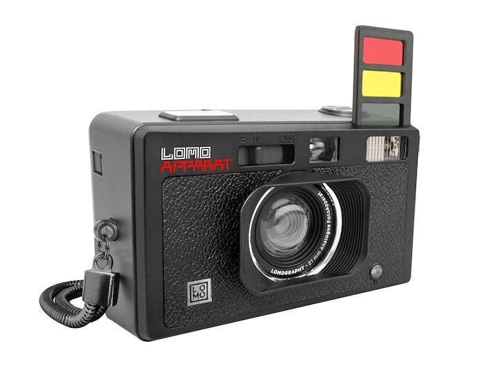 Lomo Apparat 21mm 35mmフィルムカメラ LomoApparat 21 mm Wide-angle 35mm Film Camera – With