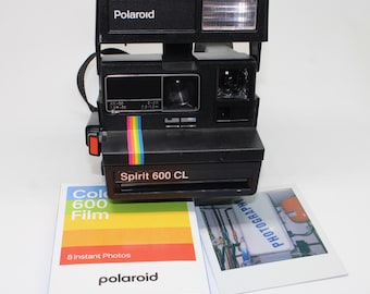 Vintage 1980s Polaroid Spirit 600CL Instant Camera with new 600 film: Tested