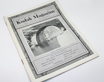 Revista Kodak - Febrero de 1927 - Publicada por Kodak Ltd. Reino Unido - Muy buen estado y ejemplar raro