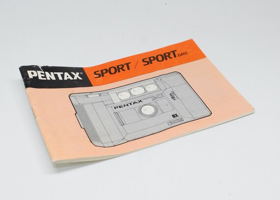 Vintage Pentax Sport 35mm Camera Manual - 1984 Instructions