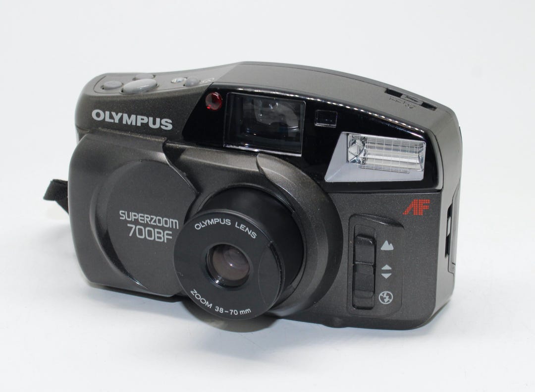 1997 Olympus Superzoom 700BF 35mm Film Compact Camera With Box and ...
