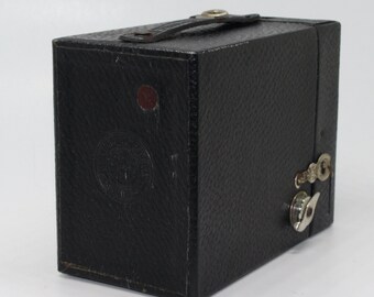 Appareil photo vintage Kodak Hawkeye No. 2, modèle C : 120, 1929 - France