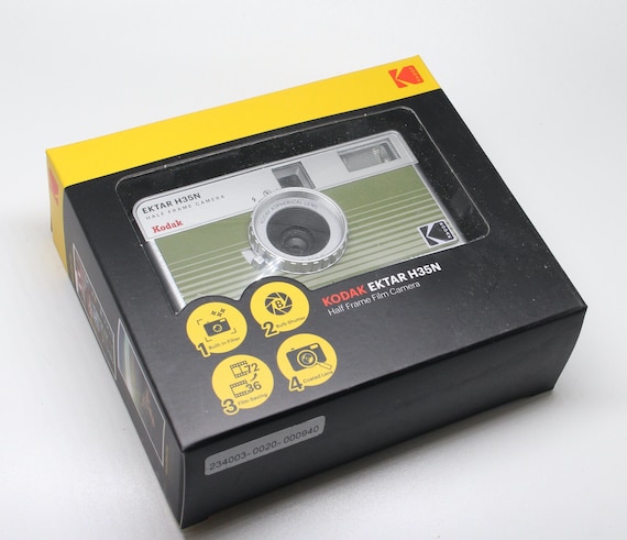 Kodak Ektar H35N ハーフフレーム フィルム カメラ: グリーン レトロ