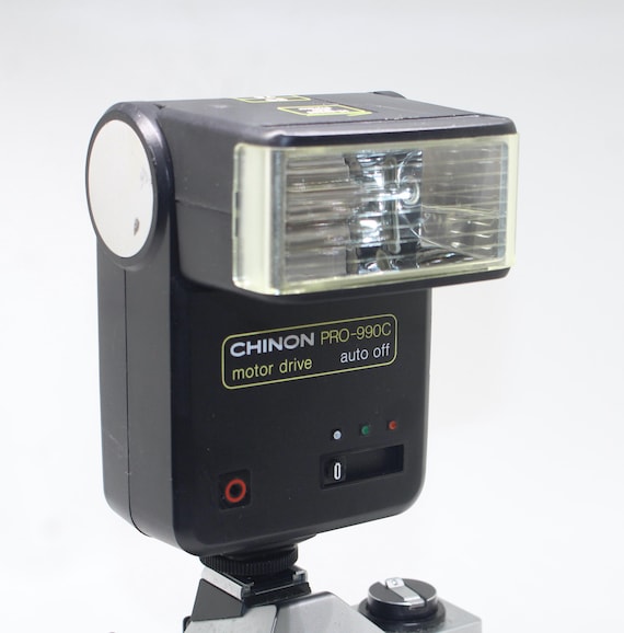 Chinon Pro-990C Electronic Flash: Vintage Camera Hot-Shoe Flash